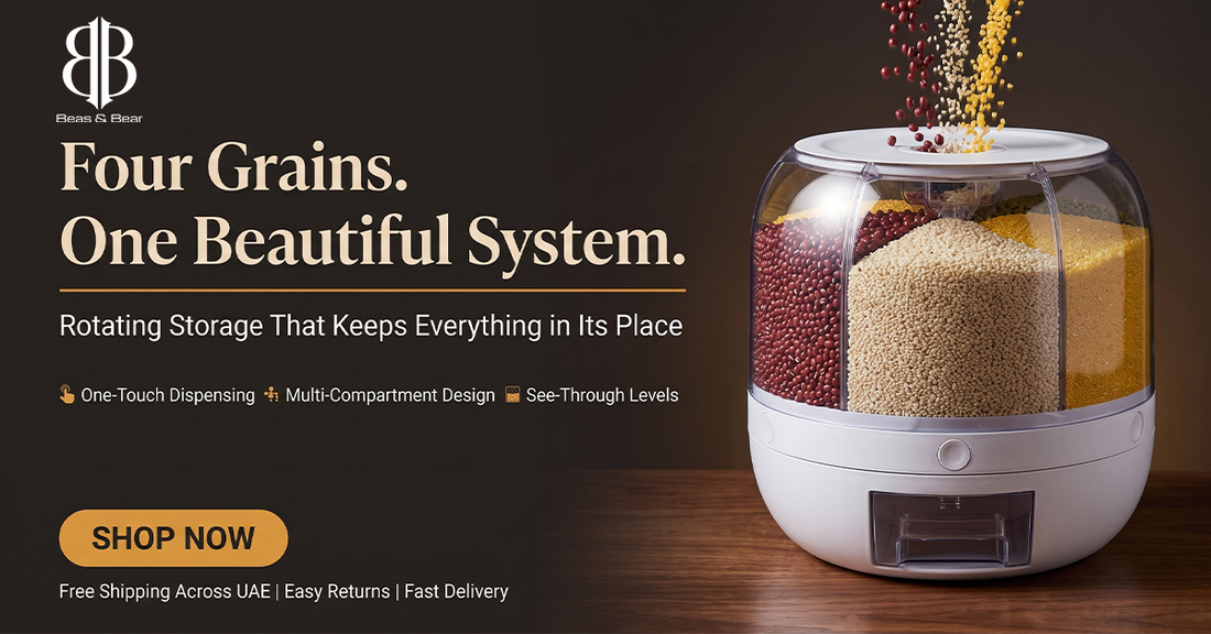 Rotating Food Storage Dispenser: A Smart Solution for an Organized Kitchen