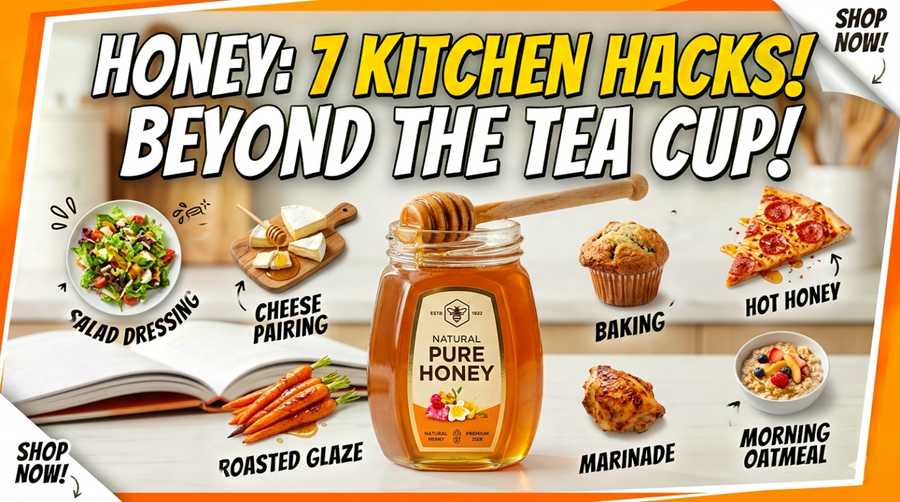 Beyond the Tea Cup: 7 Creative Ways to Use Honey in the Kitchen
