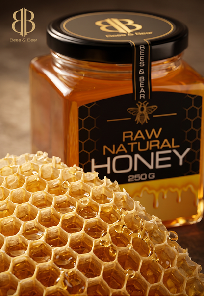 BEES & BEAR — Pure Raw Honey 250gm