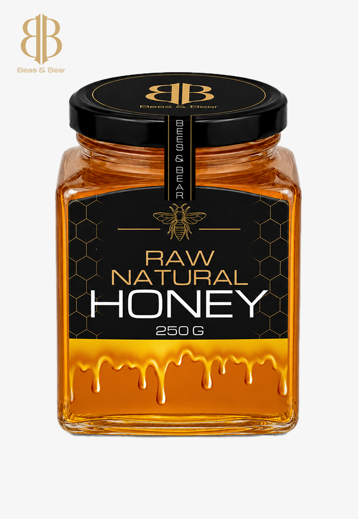 BEES & BEAR — Pure Raw Honey 250gm