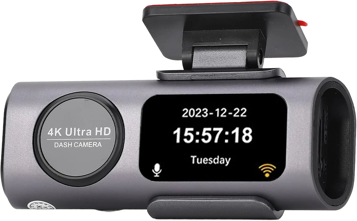 4K Ultra HD Smart Car Dash Camera (Front & Rear)