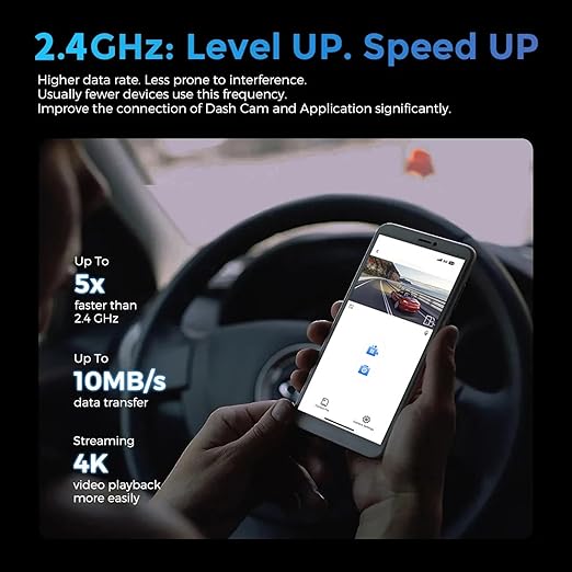 4K Ultra HD Smart Car Dash Camera (Front & Rear)