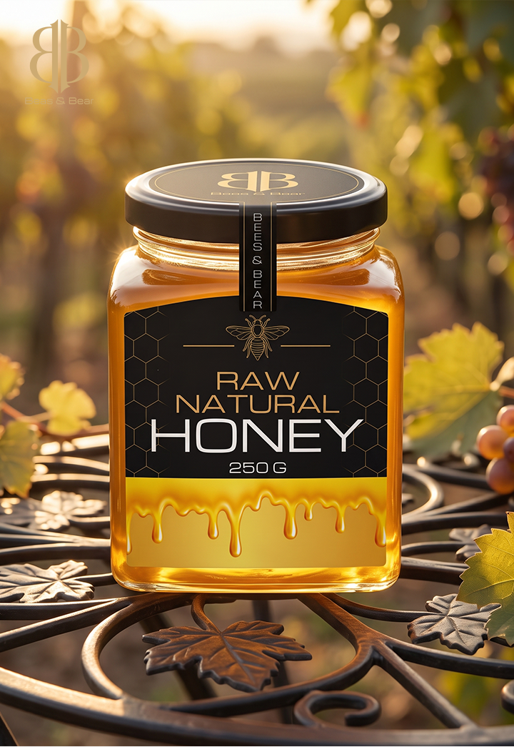 BEES & BEAR — Pure Raw Honey 250gm