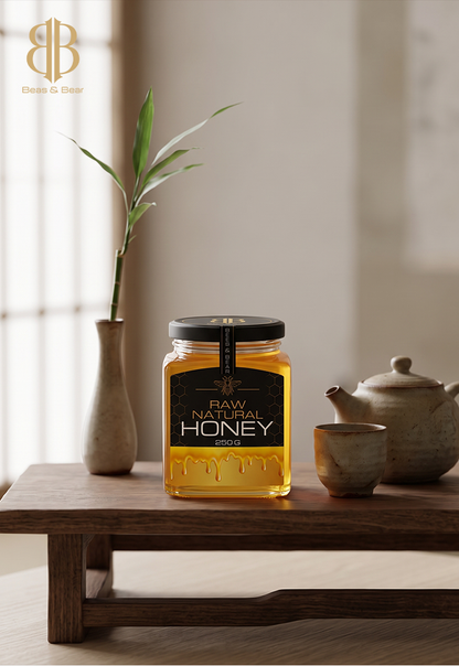 BEES & BEAR — Pure Raw Honey 250gm