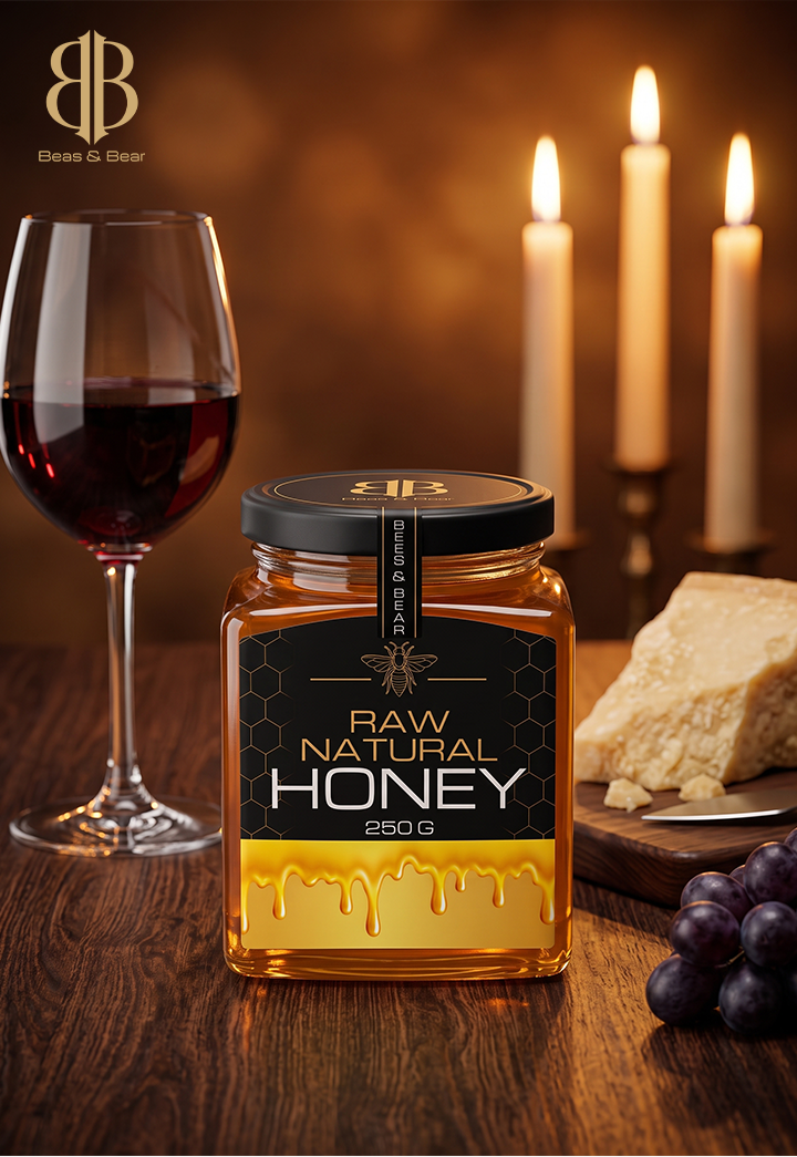 BEES & BEAR — Pure Raw Honey 250gm