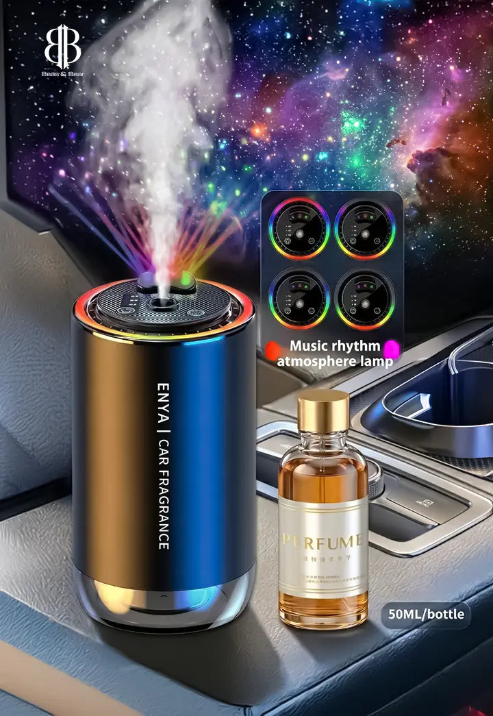 Car Air Purifier & Fragrance Diffuser