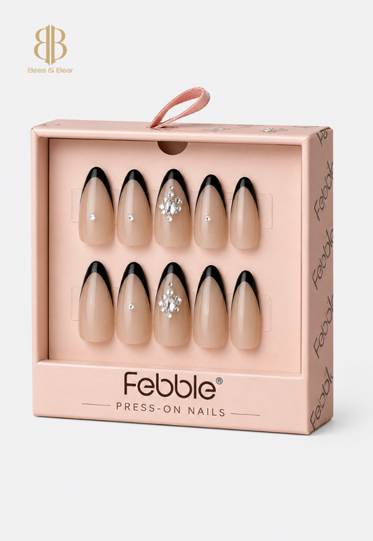 Febble - Golden Glam Luxe Press-On Nails