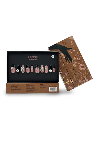 Febble - Wing Butterfly Noir Nails