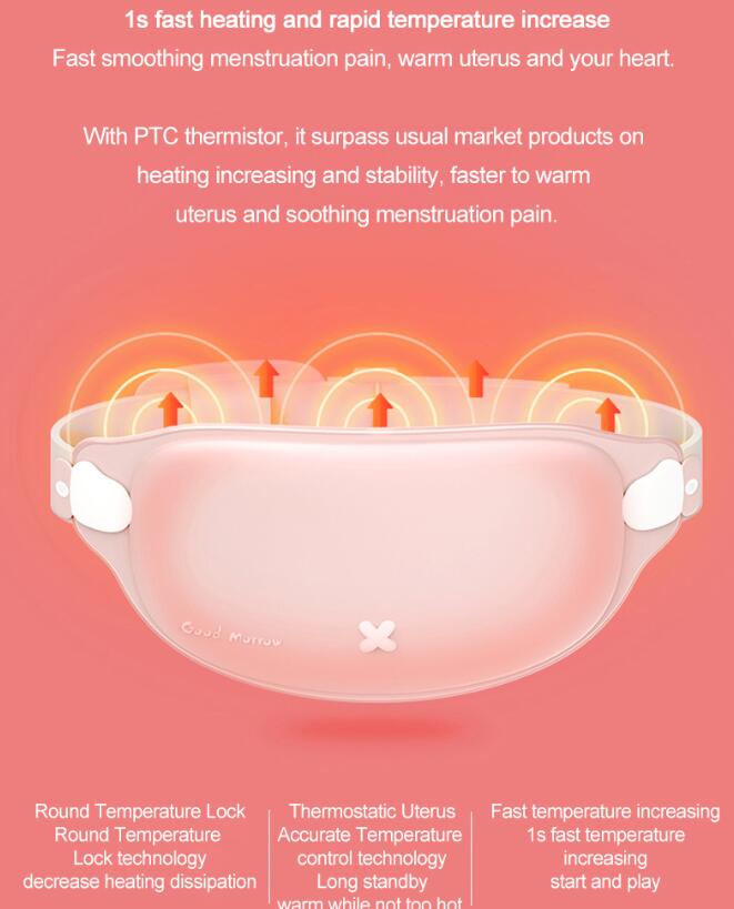 Rechargeable heat pad for period pain