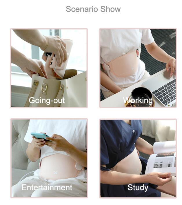 Rechargeable heat pad for period pain