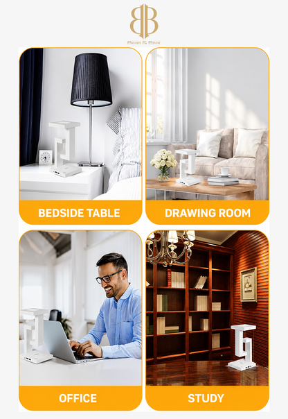 Tensegrity Smart LED Desk Lamp with Wireless Charge