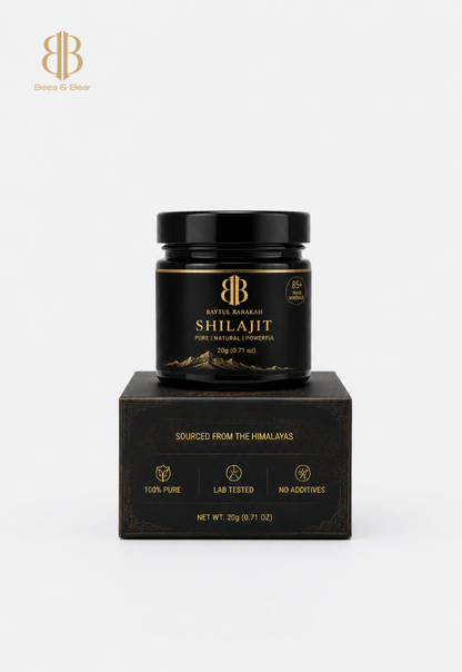 BEES & BEAR — Pure Himalayan Shilajit Resin - 20g