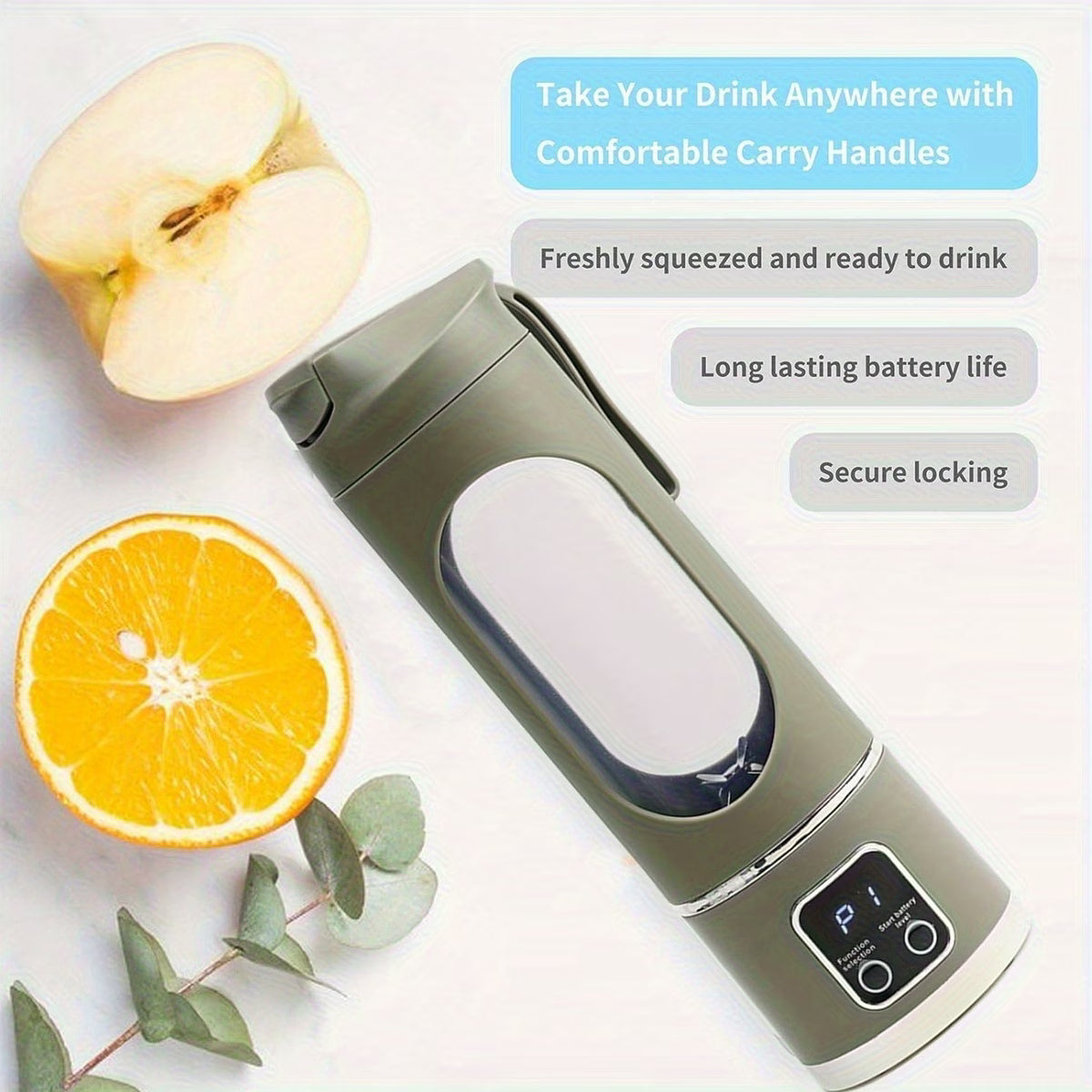Portable USB Rechargeable Blender Bottle