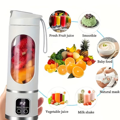 Portable USB Rechargeable Blender Bottle