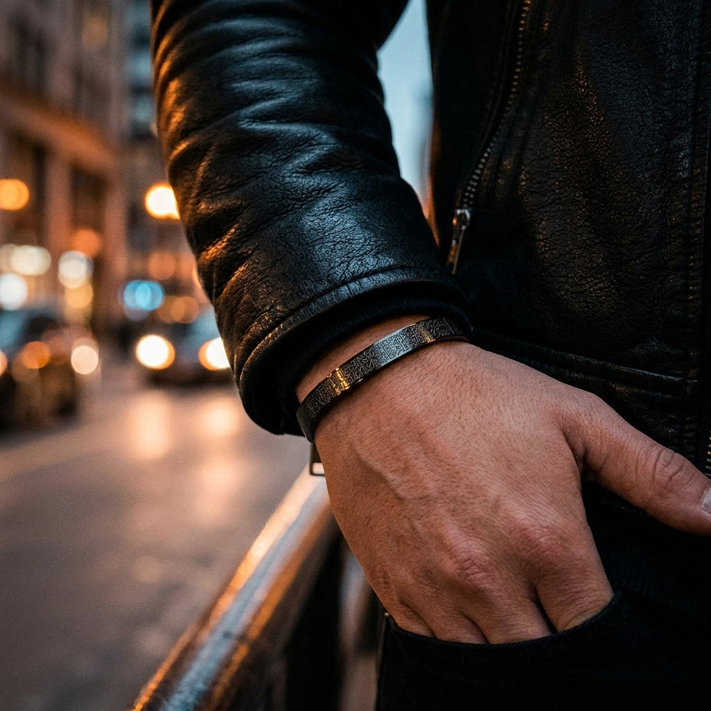 Islamic Ayat ul Kursi Scripted Bangle (Unisex)