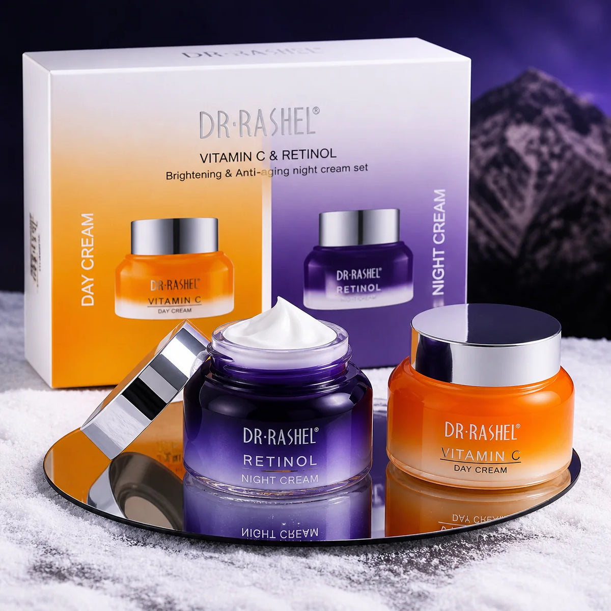 Dr. Rashel Vitamin C & Retinol Day & Night Glow Bundle