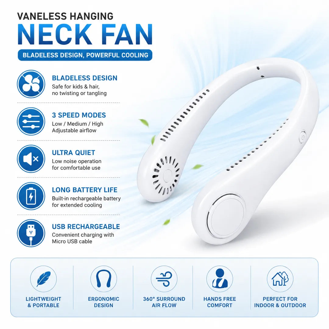 Vaneless Neck Hanging Fan