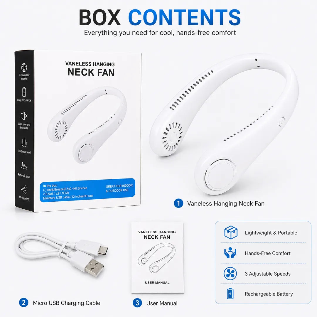 Vaneless Neck Hanging Fan