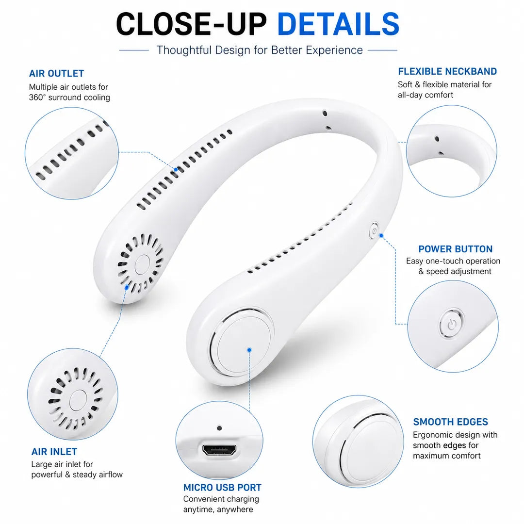 Vaneless Neck Hanging Fan