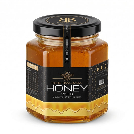 BEES & BEAR — Pure Raw Honey 250gm