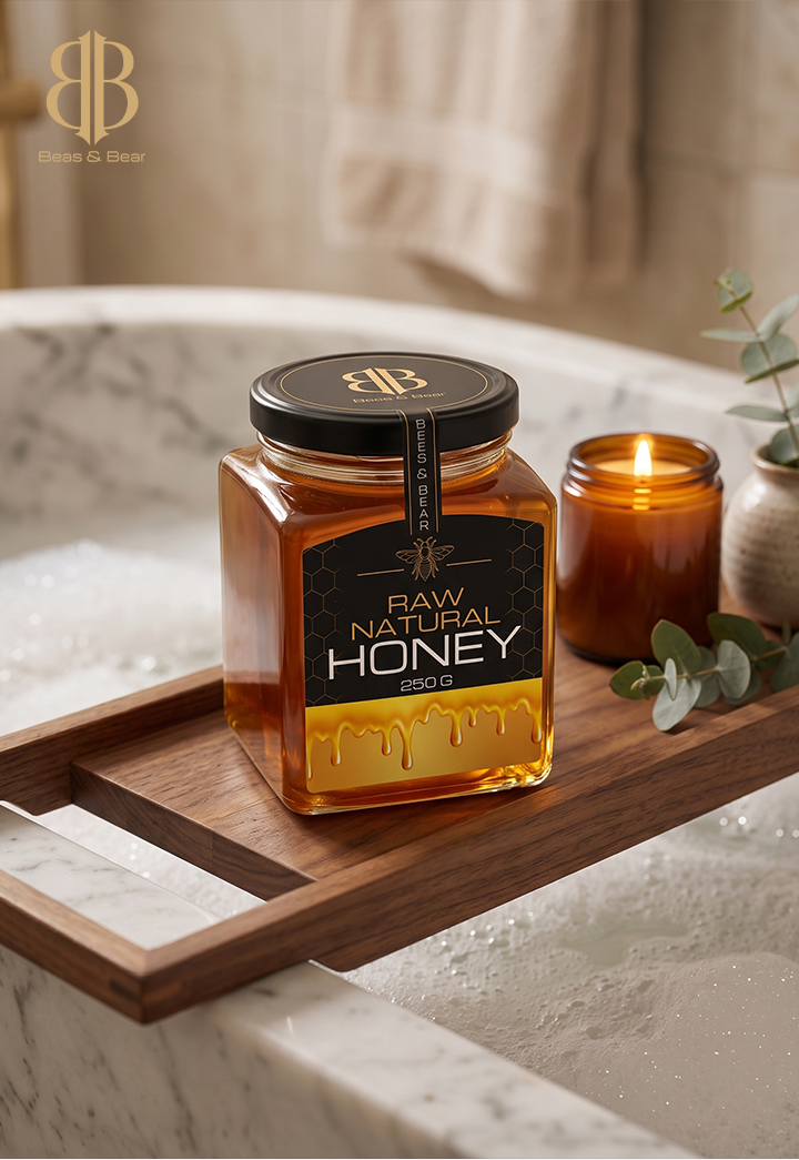 BEES & BEAR — Pure Raw Honey 250gm