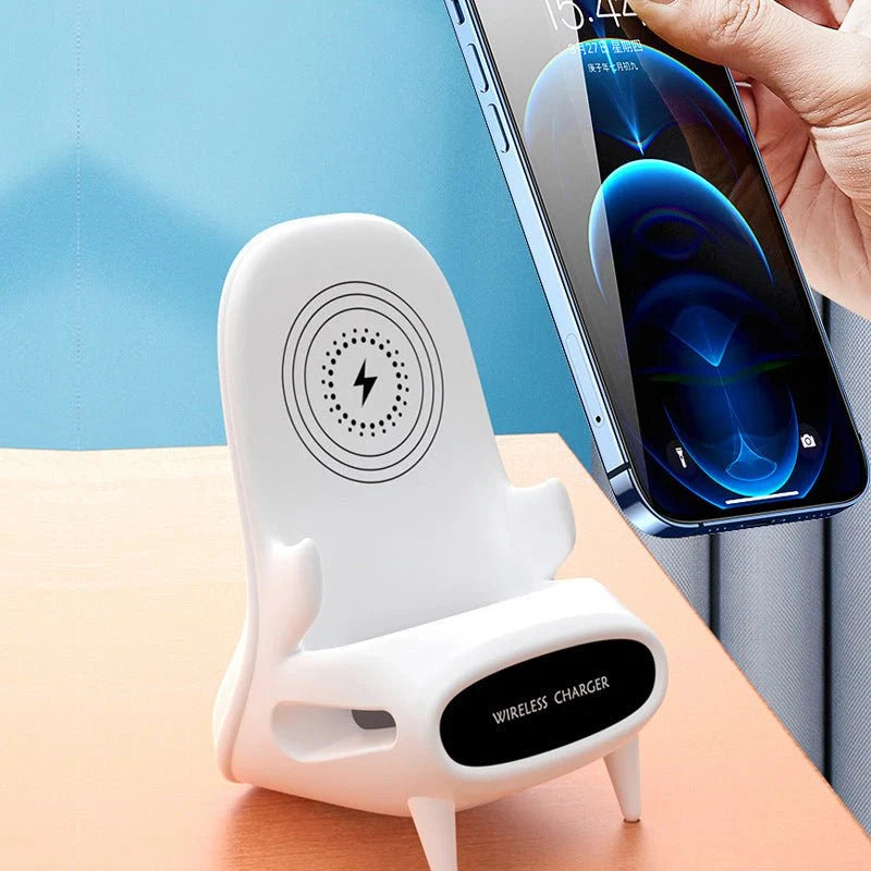 Portable Mini Chair Wireless Charger Desk