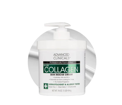 Advanced Clinicals - Spa Size Collagen Skin Rescue Cream