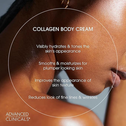Advanced Clinicals - Spa Size Collagen Skin Rescue Cream