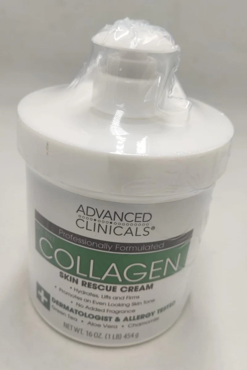 Advanced Clinicals - Spa Size Collagen Skin Rescue Cream