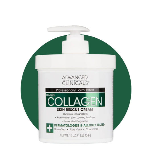 Advanced Clinicals - Spa Size Collagen Skin Rescue Cream